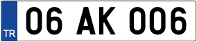 Truck License Plate